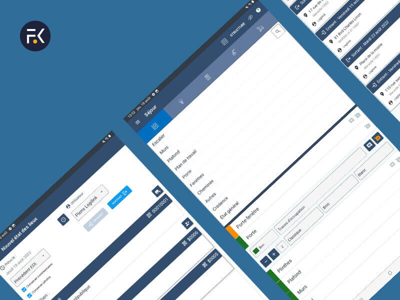 accueil application etat des lieux fokus
