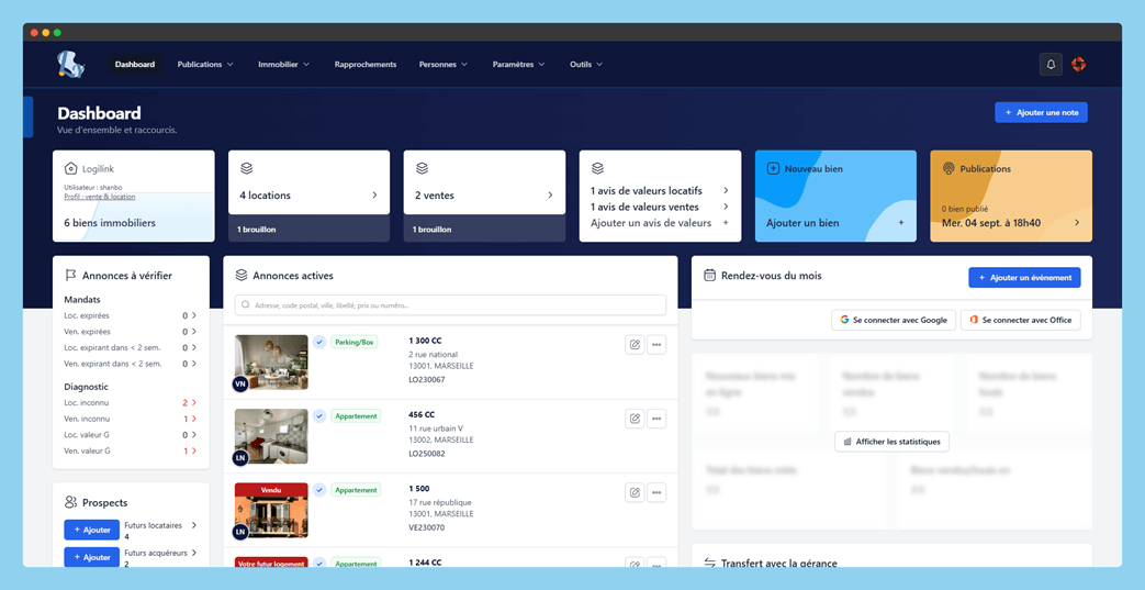accueil logiciel en ligne transaction immobiliere lotys