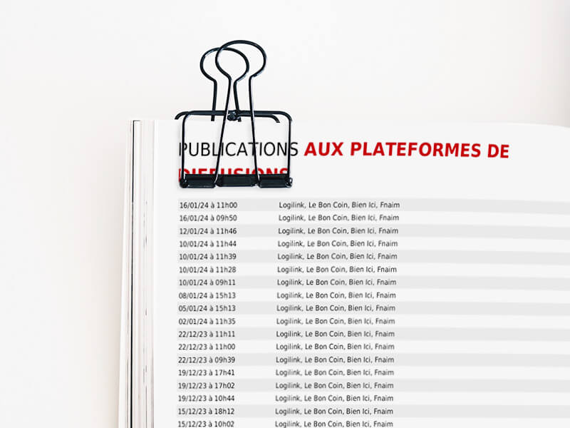 un page d'un rapport d'activité